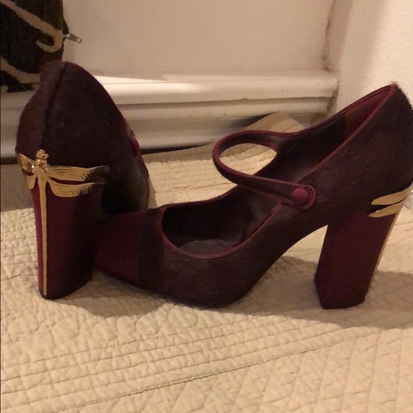Tory Burch Shoes - TORY BURCH Maroon Heel
